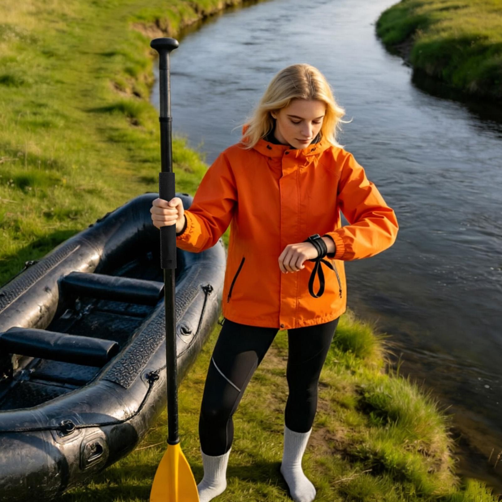 Outdoor Adventure Recreation - パドルグリップ 1ペア 滑り止めハンドルスリーブラップカバー カヤックアクセサリー アウトドアアドベンチャー レクリエーション