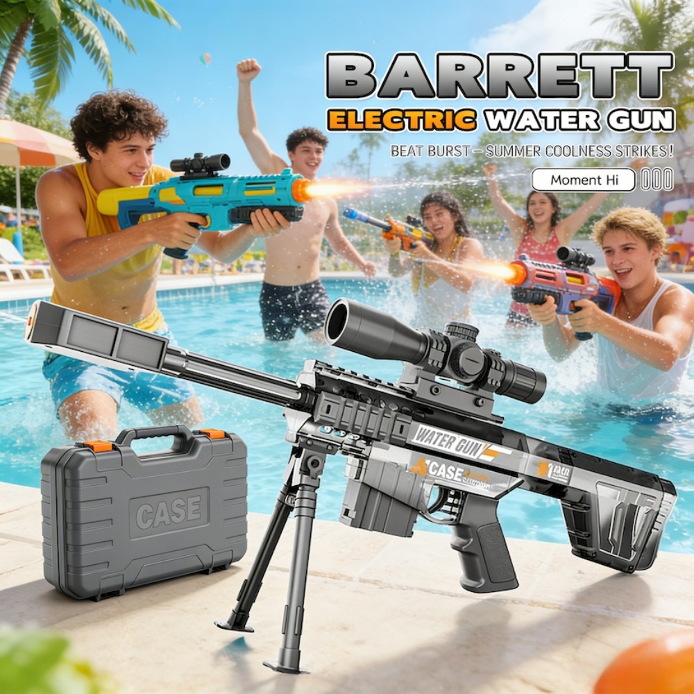 Outdoor Adventure Game - 電動自動スナイパーウォーターガンおもちゃ夏の屋外ビーチ射撃ゲーム水の戦いゲームおもちゃ子供のためのギフト