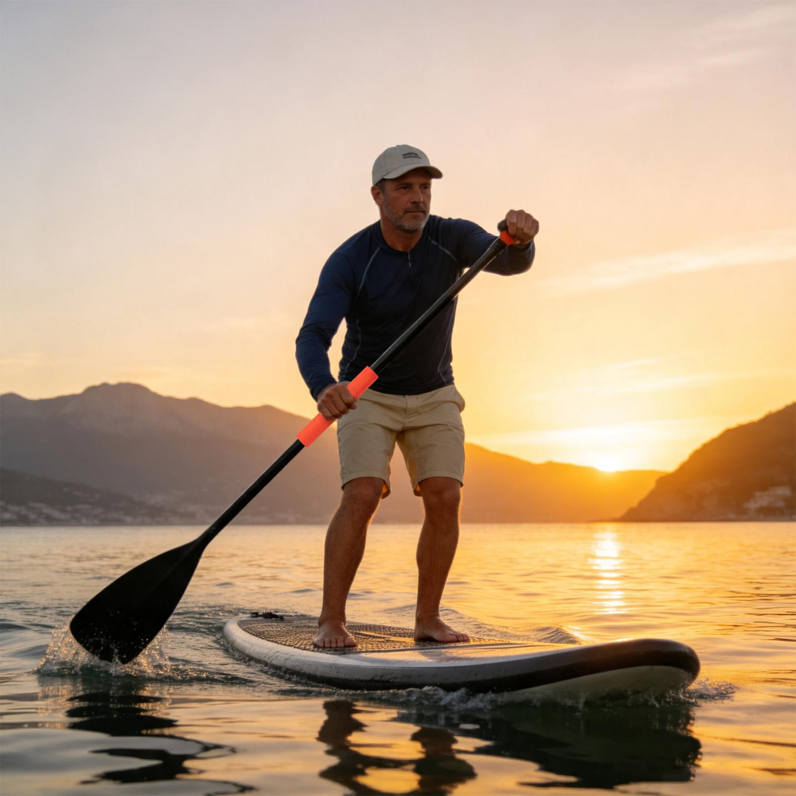 パドルグリップ 1ペア 滑り止めハンドルカバー グリップスリ - Outdoor Adventure Recreation のレビューと価格